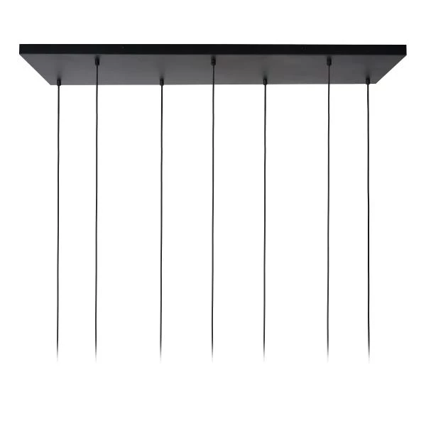 Lucide MALOTO - Hanglamp - 7xE27 - Amber - detail 1